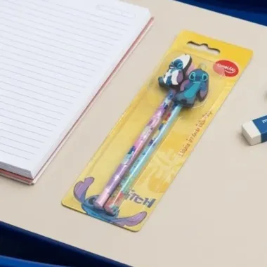 L&aacute;pis Grafite Molin Preto Hb Top Emborrachado Com 2 Unidades