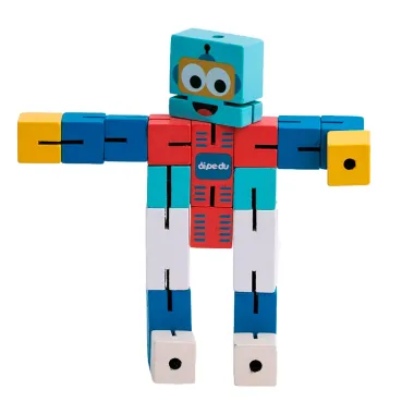 Cubebot Dipe Du Rob&ocirc; Transform&aacute;vel em Cubo 4+ Anos 1 Unidade