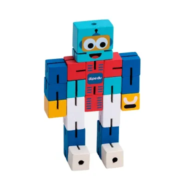 Cubebot Dipe Du Rob&ocirc; Transform&aacute;vel em Cubo 4+ Anos 1 Unidade