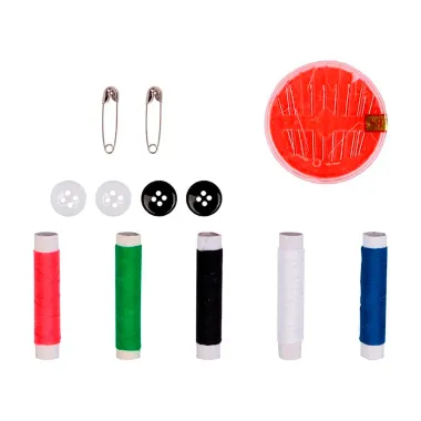 Kit Costura Zein Retr&oacute;s + Agulhas com 23 Pe&ccedil;as