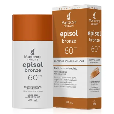 Protetor Solar Iluminador Episol Bronze FPS 60 40ml