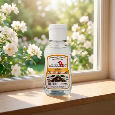 Limpador Perfumado de Ambientes Aromatec Ess&ecirc;ncia Ch&aacute; Branco 120ml