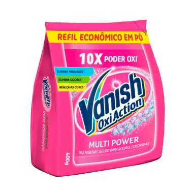 Alvejante Vanish Oxi Acion Refil Econ&ocirc;mico em P&oacute; 400g