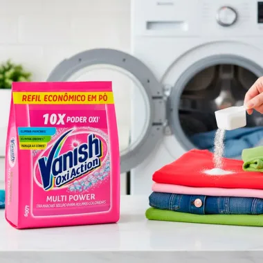 Alvejante Vanish Oxi Acion Refil Econ&ocirc;mico em P&oacute; 400g