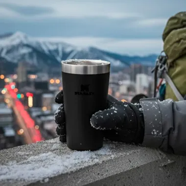 Copo T&eacute;rmico Stanley The Stacking Pint Cor Black 2.0 354ml