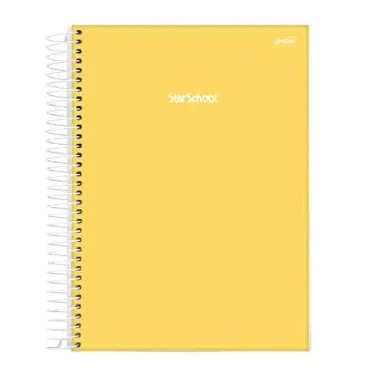 Caderno StarSchool Universit&aacute;rio Espiral Capa Dura Cores Sortidas 1 Unidade