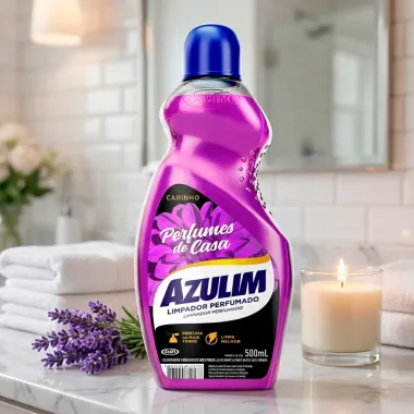 Limpador Perfumado Azulim Perfumes de Casa Carinho 500ml