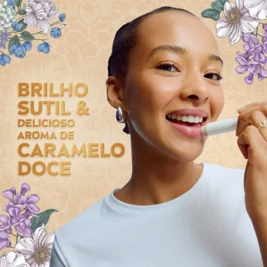 Hidratante Labial Nivea Bridgerton Biscoito de Baunilha 24H de Hidrata&ccedil;&atilde;o 4,8g Edi&ccedil;&atilde;o Limitada