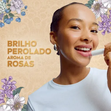 Hidratante Labial Nivea Bridgerton Merengue Ros&eacute; 24H de Hidrata&ccedil;&atilde;o 4,8g  Edi&ccedil;&atilde;o Limitada