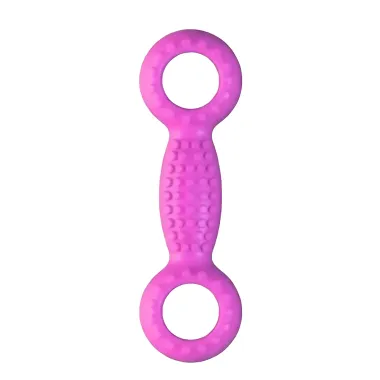 Mordedor para C&atilde;es Mi&oacute; Play Halter com Textura Massageadora Rosa 1 Unidade