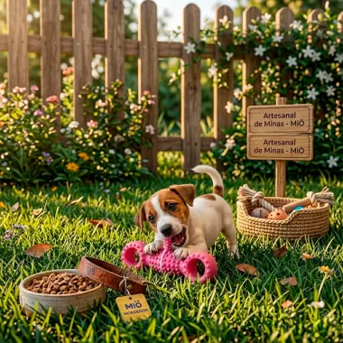 Mordedor para C&atilde;es Mi&oacute; Play Halter com Textura Massageadora Rosa 1 Unidade