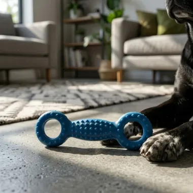 Brinquedo Veterin&aacute;rio Pet Mi&oacute; Halter Azul