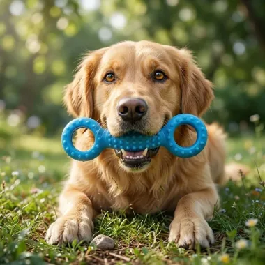Brinquedo Veterin&aacute;rio Pet Mi&oacute; Halter Azul