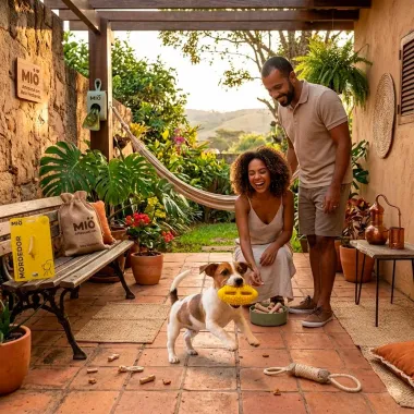 Mordedor para C&atilde;es Mi&oacute; Bola de Futebol com Textura Massageadora Amarelo 1 Unidade