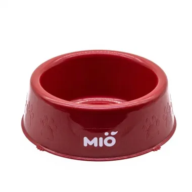 Comedouro Mi&oacute; Pata para C&atilde;es e Gatos Vermelho