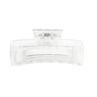 Prendedor de Cabelo Piranha Mi&oacute; Retangular Preto 1 Unidade