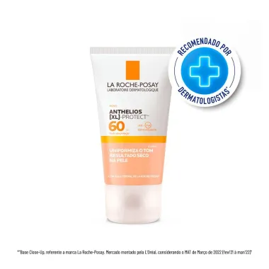 Protetor Solar Facial Anthelios XL-Protect Cor Clara FPS 60 Gel Creme 40g