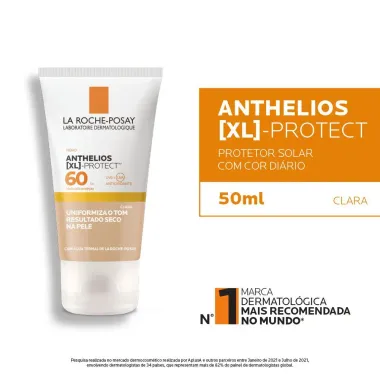 Protetor Solar Facial Anthelios XL-Protect Cor Clara FPS 60 Gel Creme 40g