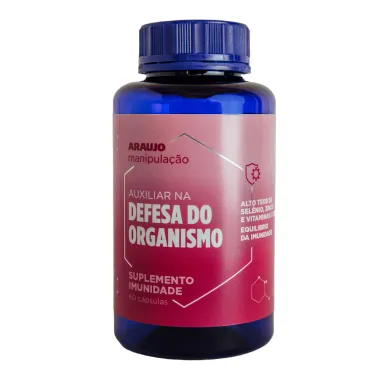 Suplemento Imunidade Araujo Manipulação com 60 Cápsulas