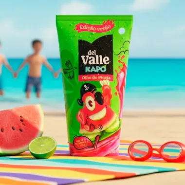 Suco Dell Valle Kapo Olho do Pirata Edi&ccedil;&atilde;o Limitada Ver&atilde;o 200ml