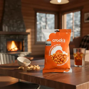 Castanha de Caju Premium Crock's Club Caramelizadas 40g