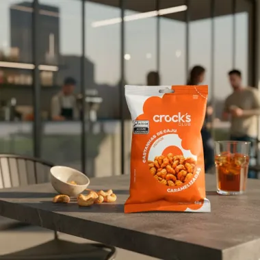 Castanha de Caju Premium Crock's Club Caramelizadas 40g