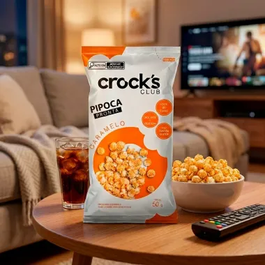 Pipoca Pronta Crock's Club de Caramelo 50g