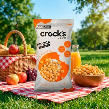 Pipoca Pronta Crock's Club de Caramelo 50g