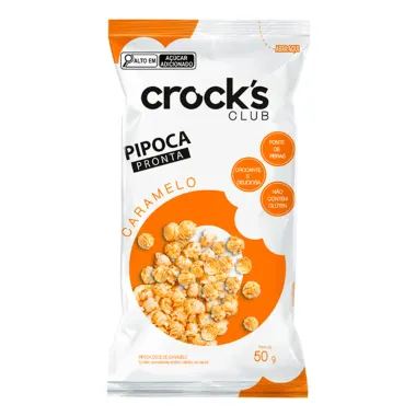 Pipoca Pronta Crock's Club de Caramelo 50g