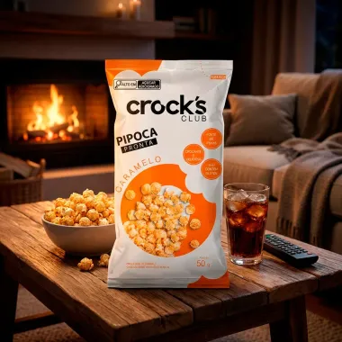 Pipoca Pronta Crock's Club de Caramelo 50g
