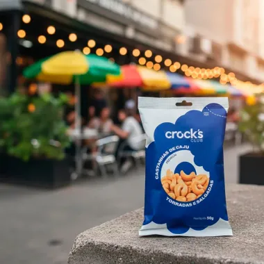 Castanha de Caju Premium Crock's Club Torradas e Salgadas 50g