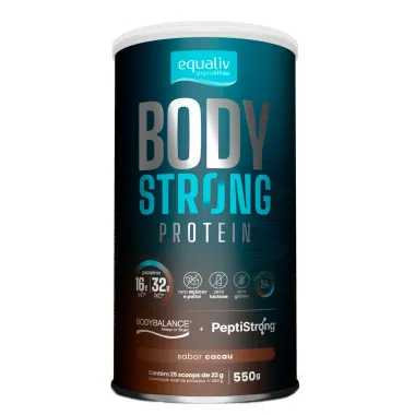 Body Strong Protein Equaliv Sabir Cacau 550g