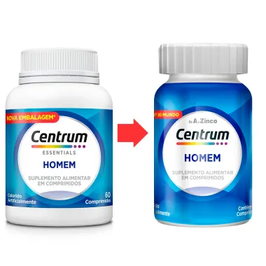 Centrum Essentials Homem 60 com Comprimidos