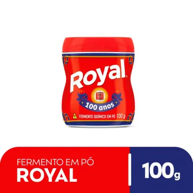 Fermento Quimico P&oacute; Royal 100g