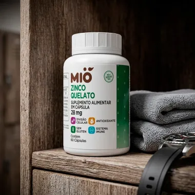 Zinco Quelato 28mg Mi&oacute; 60 C&aacute;psulas