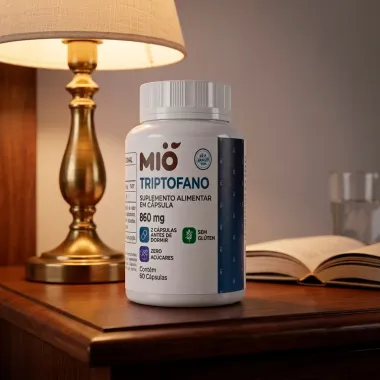 Triptofano 860mg Mi&oacute; com 60 C&aacute;psulas