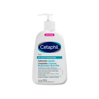 Sabonete Liquido Corporal Restaurador Cetaphil Pro Ad Restoraderm 236ml