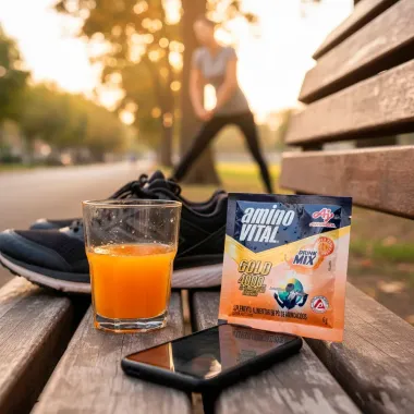 Amino Vital Gold 4000mg Drink Mix Sabor Tangerina 6g
