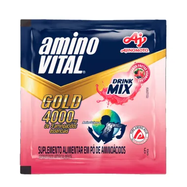 Amino Vital Gold 4000mg Drink Mix Sabor Frutas Vermelhas 6g