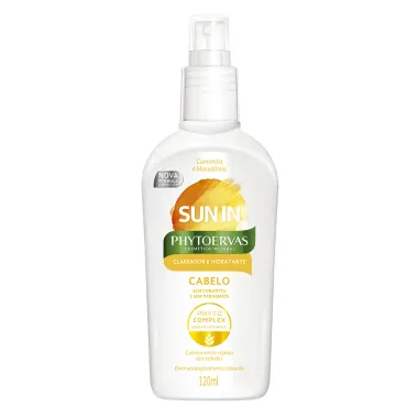 Clareador e Hidratante Sun In Phytoervas para Cabelo Camomila e Macad&acirc;mia 120ml