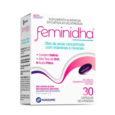 Feminidha Com 30 C&aacute;psulas Gelatinosas