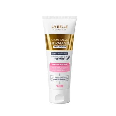 Creme Facial La Belle Hidratante Com Filtro Solar Rosa Mosqueta 50g