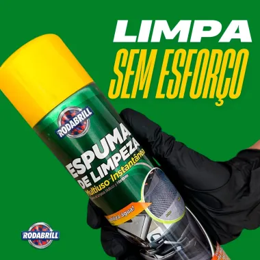 Espuma de Limpeza Rodabrill Multiuso Instant&acirc;nea Spray 400ml