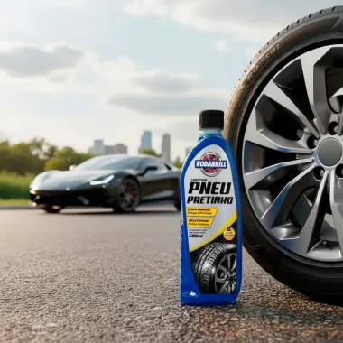 Limpa Pneus Pneu Pretinho Rodabrill Efeito Molhado 500ml