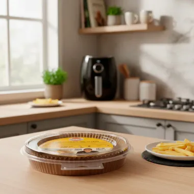 Forma para Air Fryer Prime Grill Descart&aacute;vel 20cm com 50 Unidades