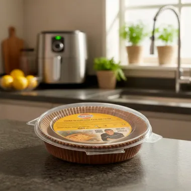 Forma para Air Fryer Prime Grill Descart&aacute;vel 20cm com 50 Unidades