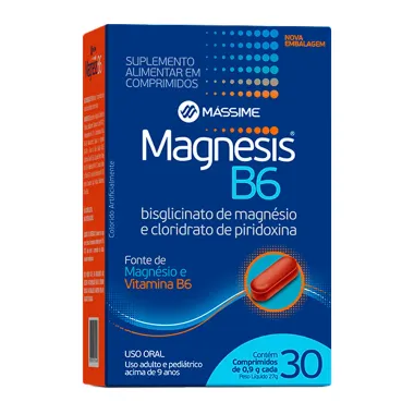 Magnesis Massime B6 com 30 Comprimidos