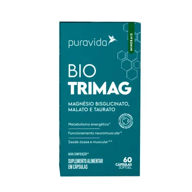 Bio Trimag Puravida Com 60 Caspulas Softgel