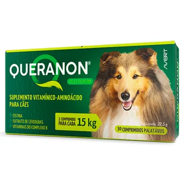 Queranon para C&atilde;es com 30 Comprimidos Palat&aacute;veis
