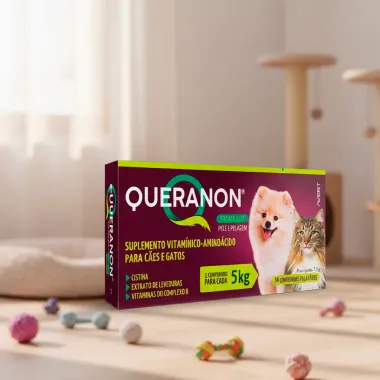 Queranon Small Size para C&atilde;es e Gatos com 30 Comprimidos Palat&aacute;veis
